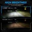 Set 2 Becuri LED H7 PREMIUM Novsight 12000Lm Plug and Play Fara Cablaj - imagine 6