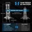 Set 2 Becuri LED H7 PREMIUM Novsight 12000Lm Plug and Play Fara Cablaj - imagine 2