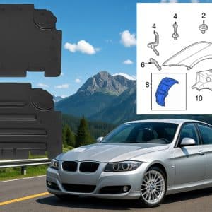 Capac Vizitare Far Carenaj Roata Fata Bmw seria 3 E90 E91 E92 E93