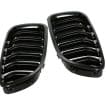 Grile Nari Duble M Design BMW Seria 7 F01 F02 Negru Lucios - imagine 5