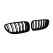 Grile Duble BMW Seria 6 F06 F12 F13 M6 Nari M Design Negru Lucios - imagine 3