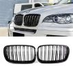 Grile Duble BMW X5 E70  M Design Negru Lucios