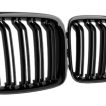 Grile Nari Duble M Design BMW X1 E84 Negru Lucios