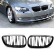 Grile Nari Duble M Design BMW Seria 3 E92 E93 NFL Negru Lucios - imagine 4