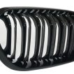 Grile Nari Duble M Design BMW Seria 1 F20 F21 LCI Negru Lucios - imagine 2