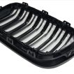 Grile Nari Duble M Design BMW Seria 1 F20 F21 LCI Negru Lucios - imagine 3