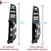 Maner BMW seria 3 Carbon Stanga Sofer - Maner usa interior BMW E90 E91 PREMIUM - imagine 2