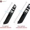 Maner BMW seria 3 Negru Stanga Sofer - Maner usa interior BMW E90 E91 PREMIUM - imagine 2