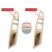 Maner BMW seria 5 Crem Beige Stanga Sofer - Maner usa interior BMW F10 F11 F18 PREMIUM - imagine 2