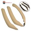 Maner Capac Piele BMW X3 Crem Beige – Maner usa interior BMW X3 X4 F25 F26 PREMIUM - imagine 2