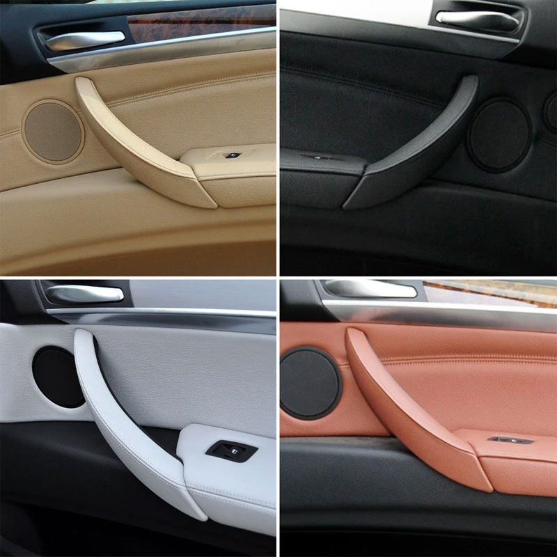 Maner Complet Piele BMW X5 X6 Oyster – Maner usa interior BMW X5 X6 E70 E71 E72 PREMIUM