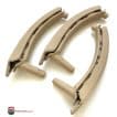 Maner Complet Piele BMW X5 X6 Crem Beige – Maner usa interior BMW X5 X6 E70 E71 E72 PREMIUM - imagine 3