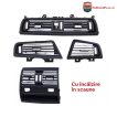 SET 4 Grile ventilatie cromate Centrala Stanga Dreapta Spate BMW F10 F11 F18 seria 5 - imagine 3